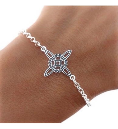 Pulsera Plata Nudo Brujas