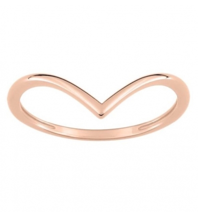 Anillo Oro Rosa 9 Kilates