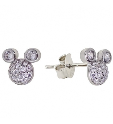 Pendientes Plata Mickey...