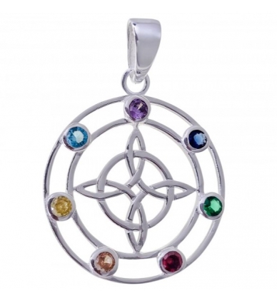 Colgante Plata De Ley Chakras