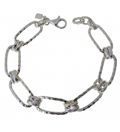 Pulsera Plata Asas Huecas