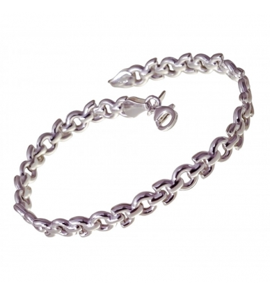 Pulsera Plata Semi Rígida